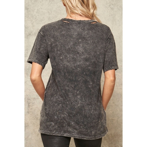 Rebel Tiger Studded Vintage Tee